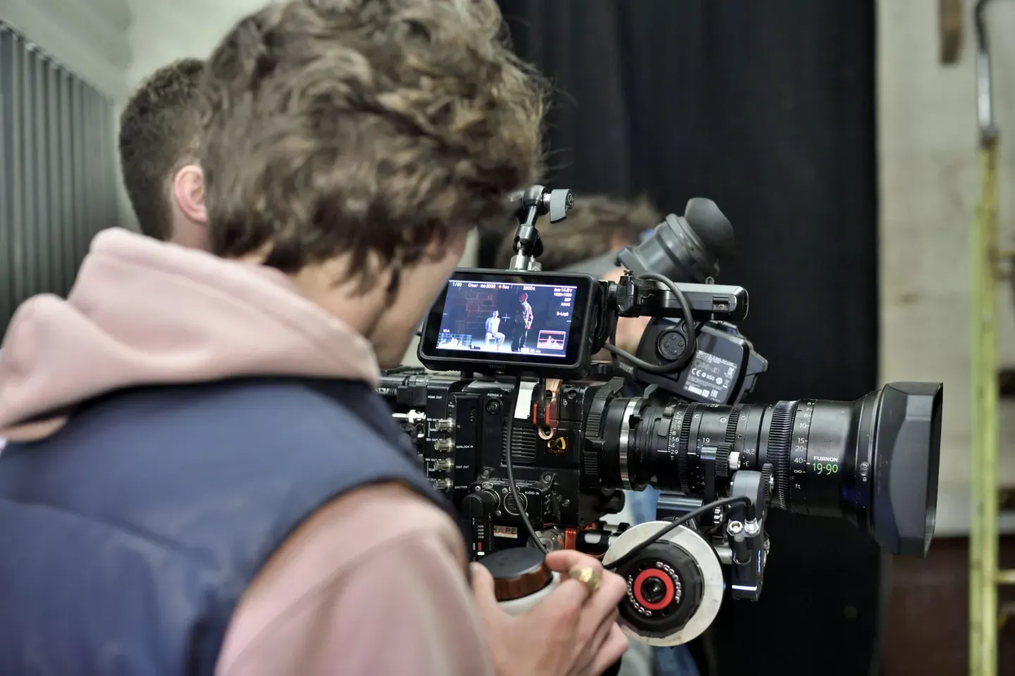 Photo élèves ESRA Cinéma DJI Ronin 4D